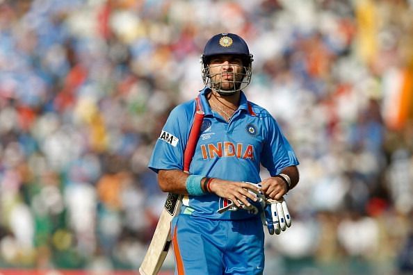 Yuvraj and Dhoni shared a record 256-run partnership in Cuttack